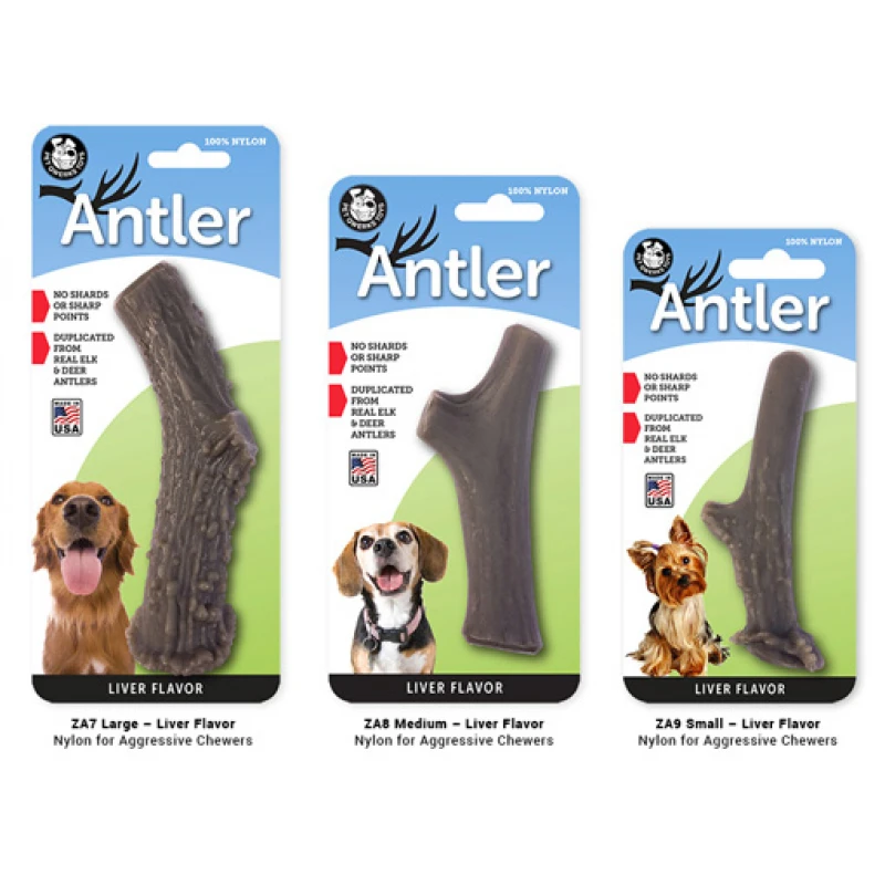 Κέρατο Ελαφιού Pet Qwerks Antler Small 10cm Συκώτι Σκύλοι