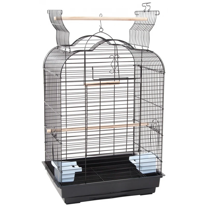 Κλουβί Blu The Parrot Cage για Παπαγάλους No4 BL-PC4 47,5x36x68cm Black Πουλιά