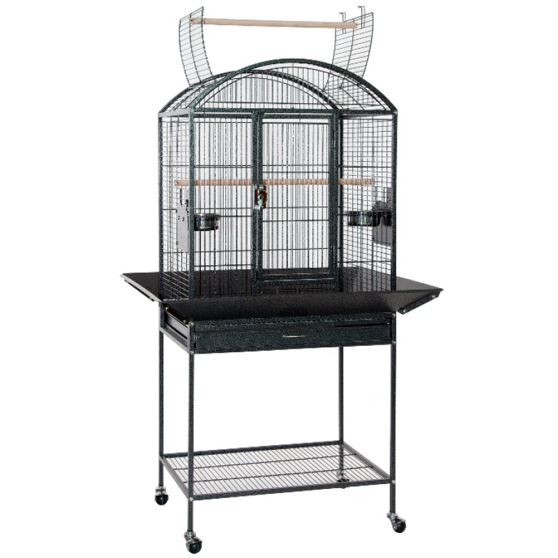 Κλουβί για Παπαγάλους με βάση Blu The Parrot Cage No3 BL-PC3  82x66x137cm Black Πουλιά