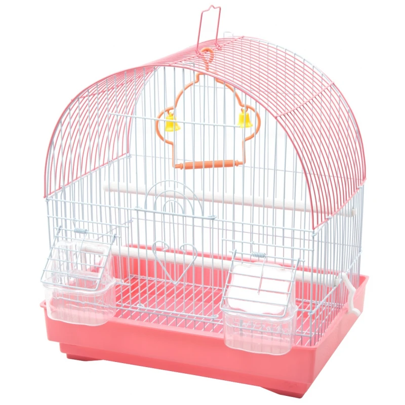 Κλουβί Zazu Bird Cage No6 ZA-B-6 για Μικρά και Μεσαία Πουλιά  33 x 23 x 36cm Red Πουλιά