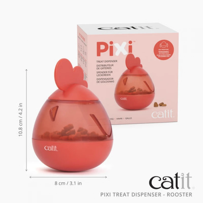 Παιχνίδι Γάτας Catit Pixi Treat Dispenser Κόκορας 10,8x8cm Γάτες