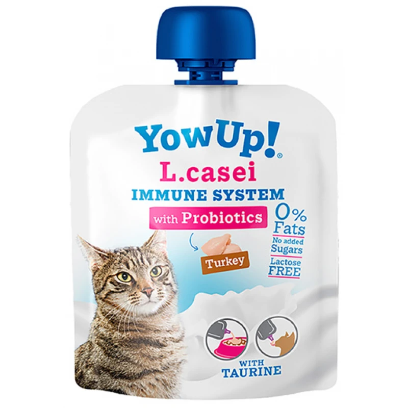 Yowup Cat Yogurt Pouch Immune System Turkey 85gr Γάτες