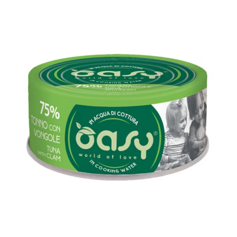 Υγρή Τροφή Γάτας Oasy More Love Adult Τόνος με Όστρακα 70gr Γάτες