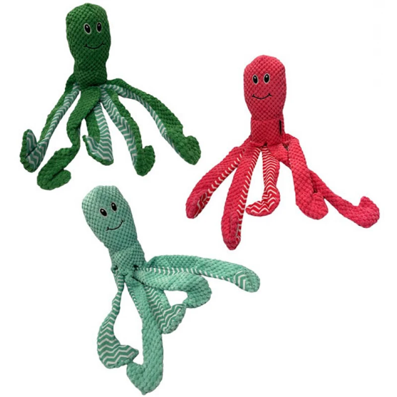 Λούτρινο Παιχνίδι Σκύλου Pet Interest Cuddly Toys Smiley Octopus 42cm Σκύλοι