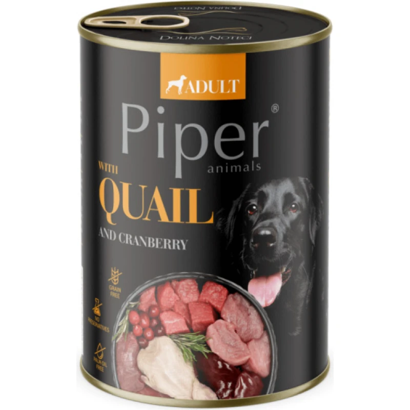 Κονσέρβα Σκύλου Adult Piper Quail (Ορτύκι) 400gr ΣΚΥΛΟΙ