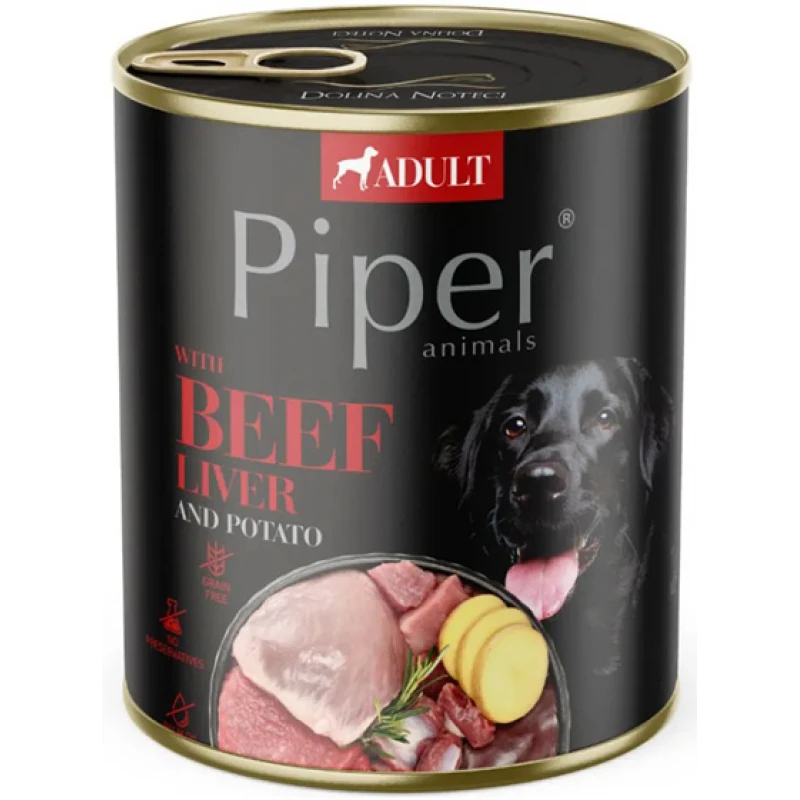 Κονσέρβα Σκύλου Piper Adult Beef Liver & Potatoes (Συκώτι Βοδινού & πατάτα) 800gr ΣΚΥΛΟΙ