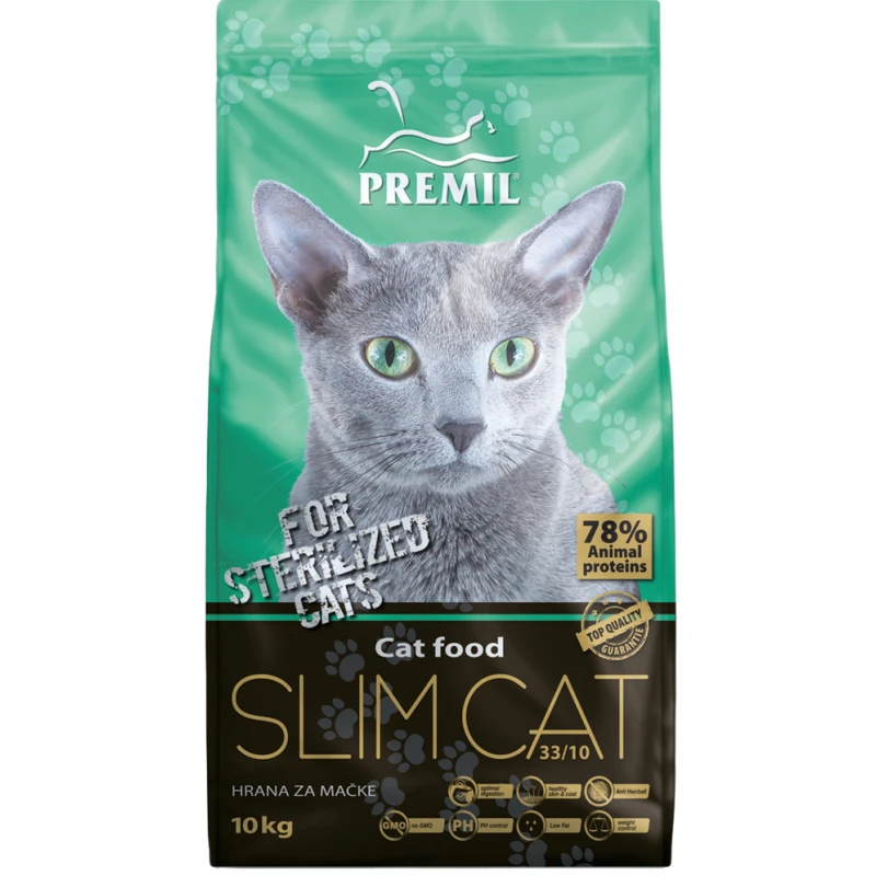 Premil Super Premium Slim Cat για Στειρωμένες Γάτες 10kg Γάτες