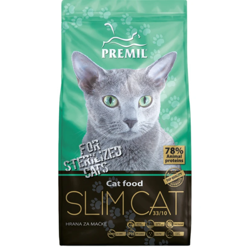 Premil Super Premium Slim Cat για Στειρωμένες Γάτες 2kg Γάτες