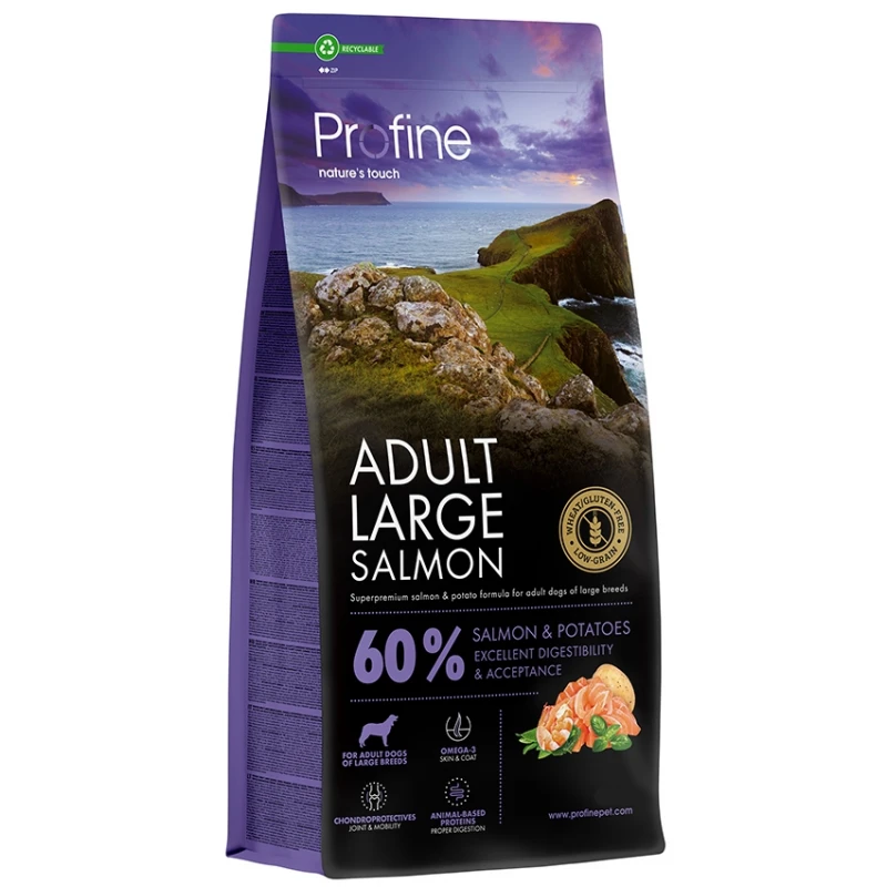 Profine Adult Large Salmon & Potatoes 12kg ( 10kg + 2kg Δώρο) Σκύλοι