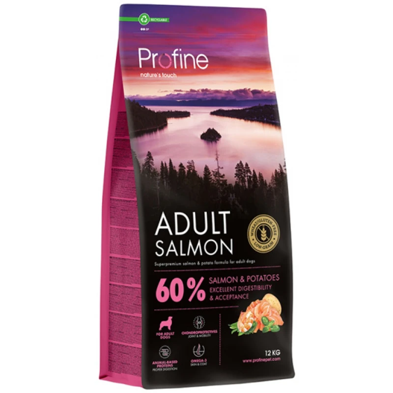 Profine Adult Salmon & Potatoes 12kg (10kg + 2kg Δώρο) Σκύλοι