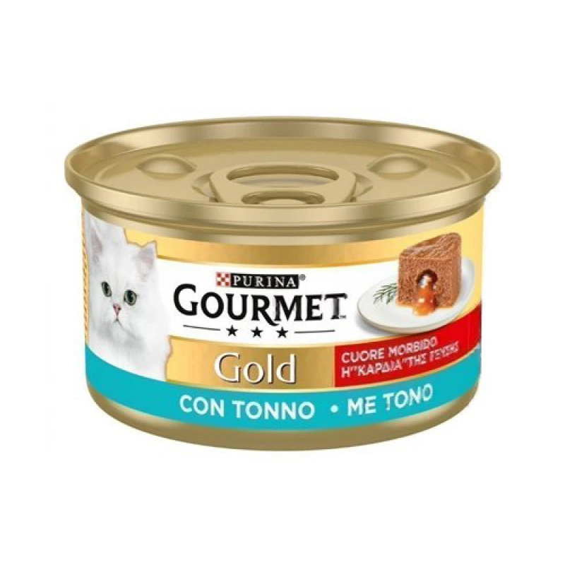 Purina Gourmet Gold Melting Heart η καρδιά της γεύσης με Τόνο 85gr ΓΑΤΕΣ