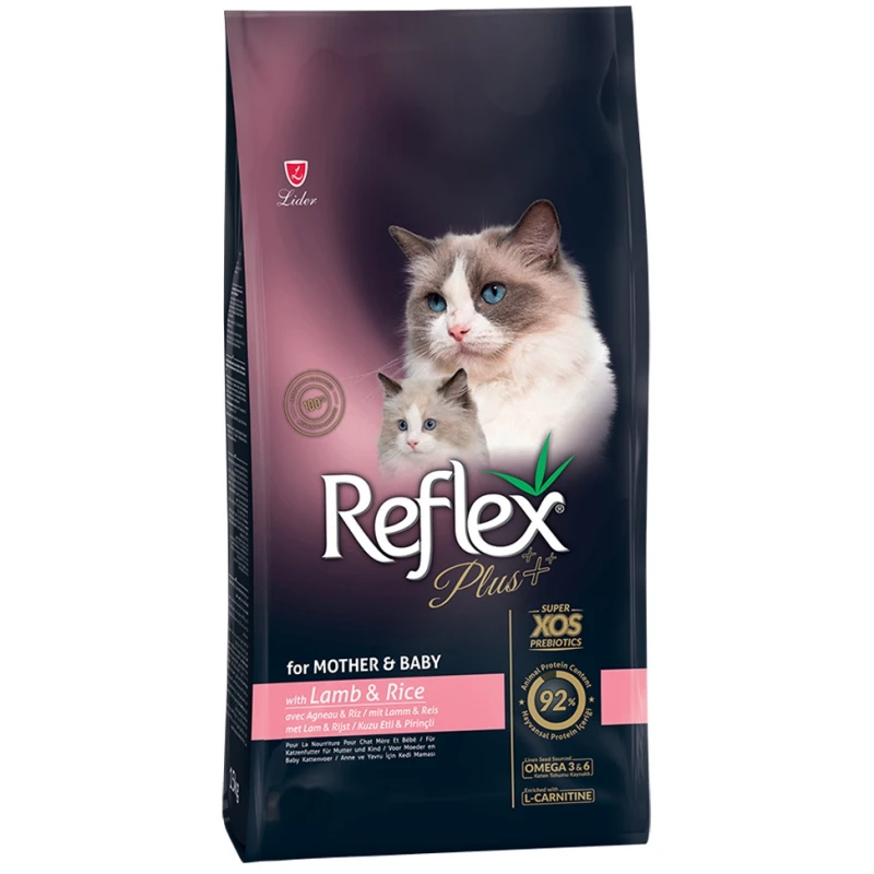 Reflex Plus Mother & Baby Adult Αρνί 1,5kg Γάτες