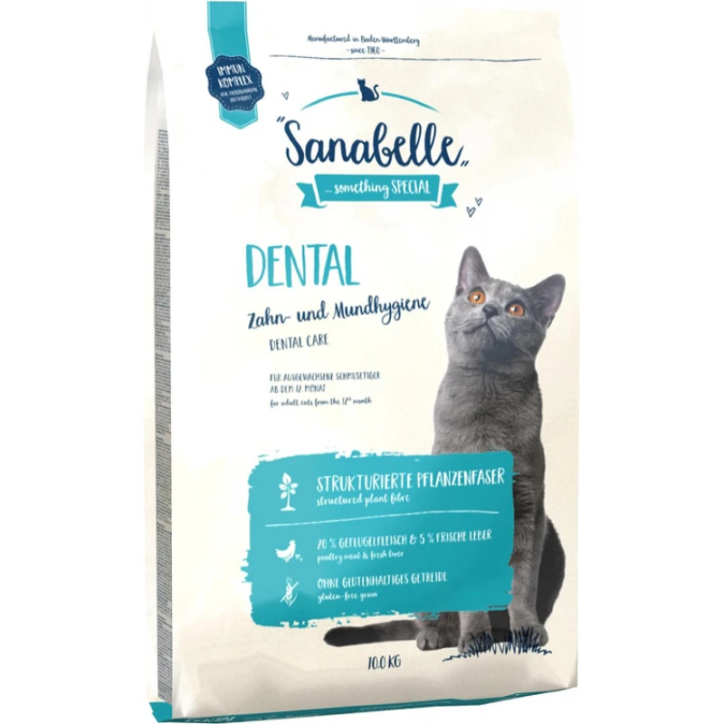 Ξηρά Τροφή Γάτας Sanabelle Dental 10kg Γάτες