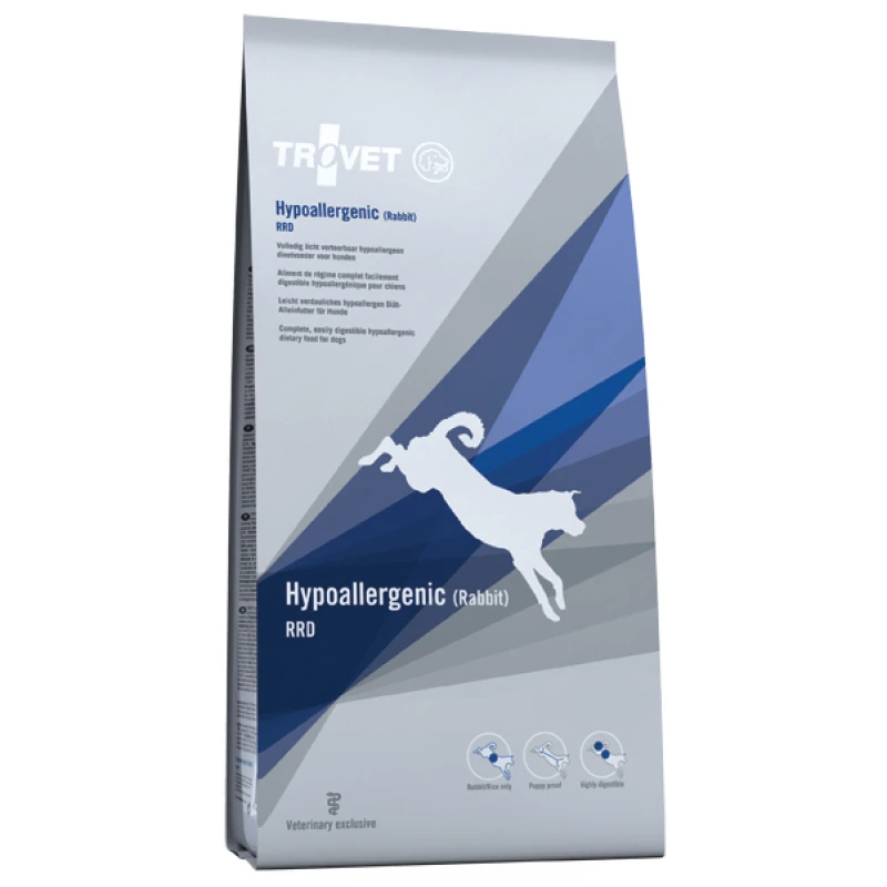 Κλινική Δίαιτα Σκύλου Trovet Hypoallergenic 12,5kg με Κουνέλι Σκύλοι