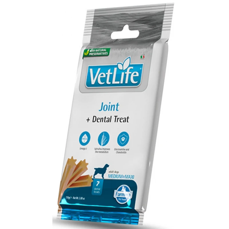 Dental Treat Vet Life Dog Joint Adult Medium and Maxi 110gr 7 Sticks Σκύλοι