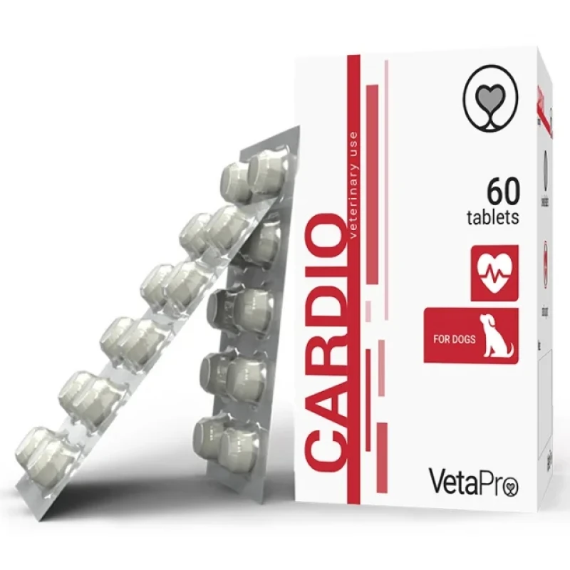 Vetapro Cardio 60tabs για την Καρδιακή Λειτουργία Σκύλοι