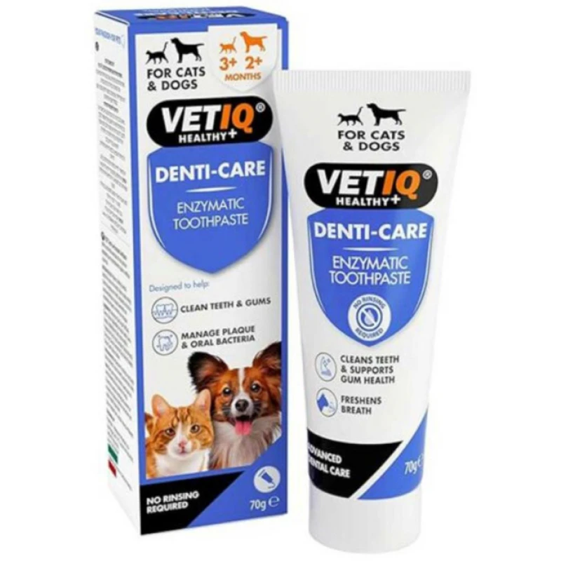 VETIQ 2in1 Denti Care Οδοντόπαστα για Σκύλους και Γάτες 70gr ΣΚΥΛΟΙ