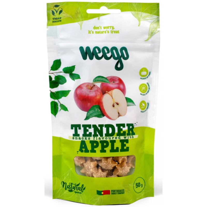 Weego Dog Snack Tender Apple 50gr Σκύλοι